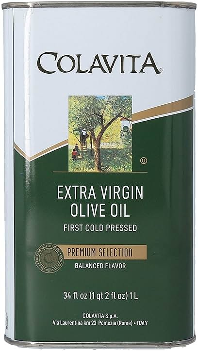 Colavita Premium Selection Extra Virgin Olive Oil 1Lt (34Fl Oz) Tin - Product Image