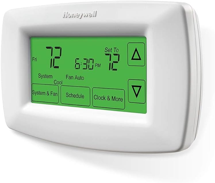 Honeywell Home RTH7600D 7-Day Programmable Touchscreen Thermostat, White - Product Image