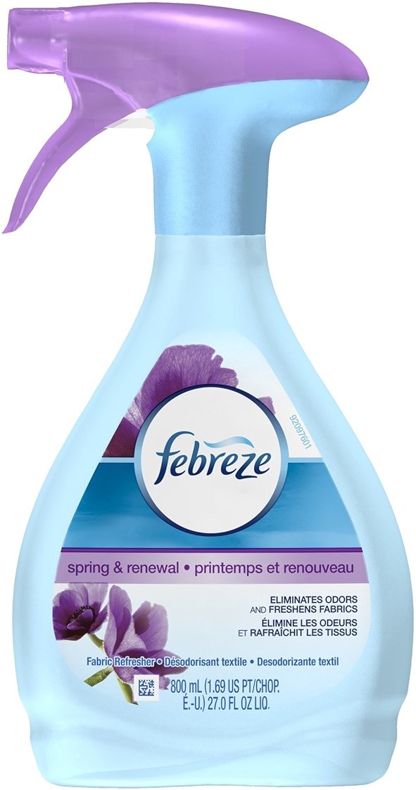 Febreze Fabric Refresher/Odor Eliminator, Spring and Renewal, 27 Oz Spray Bottle - Product Image