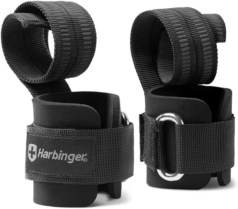 Harbinger Big Grip No-Slip Nylon Lifting Straps with DuraGrip (Pair) - Product Image