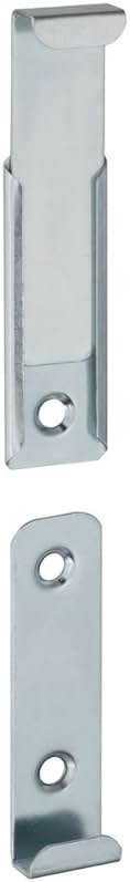 National Hardware N260-380 V2559 Hidden Mirror Holders in Zinc plated, 4 Count (Pack of 1) - Product Image