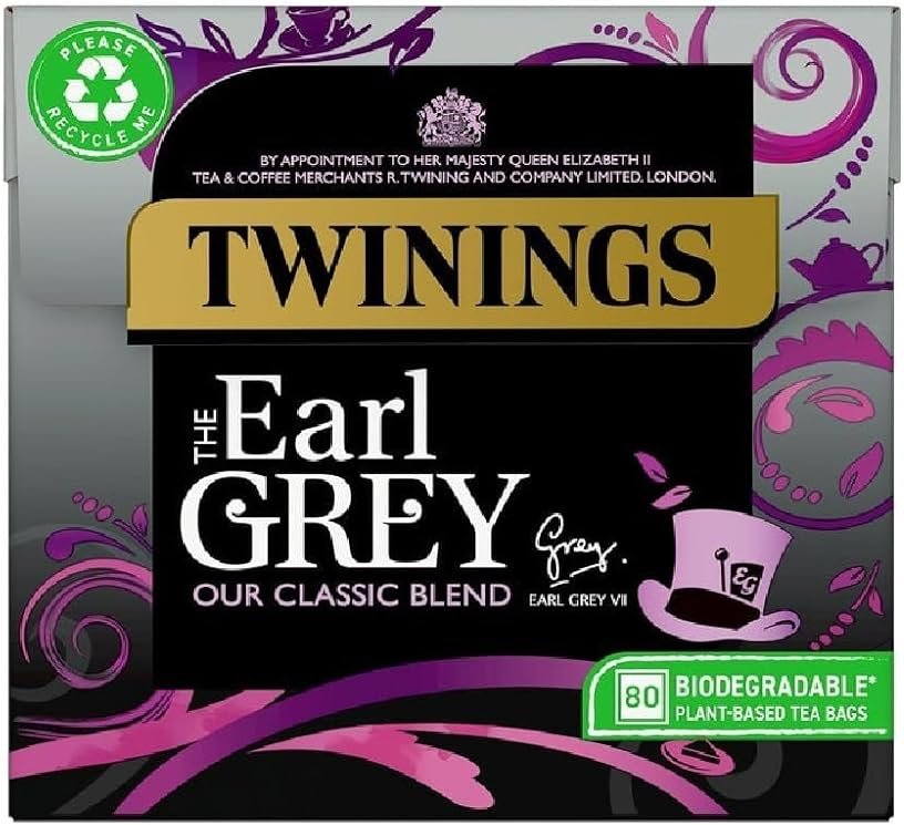 Twinings Earl Grey Tea Bags 80 Per Pack - Product Image