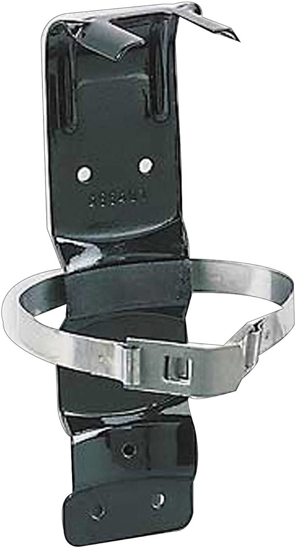 Kidde Fire Extinguisher Mount, Metal Strap Bracket, Heavy Duty, Compatible 5-Pound Fire Extinguishers, Black - Product Image