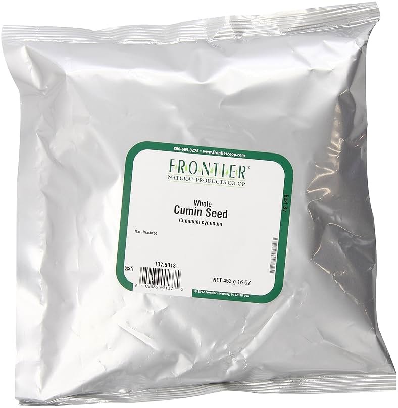 Frontier Co-op Whole Cumin Seed, 1-pound Bulk Bag, Rich, Warm, Complex Earthy Spice Flavor, Kosher - Product Image