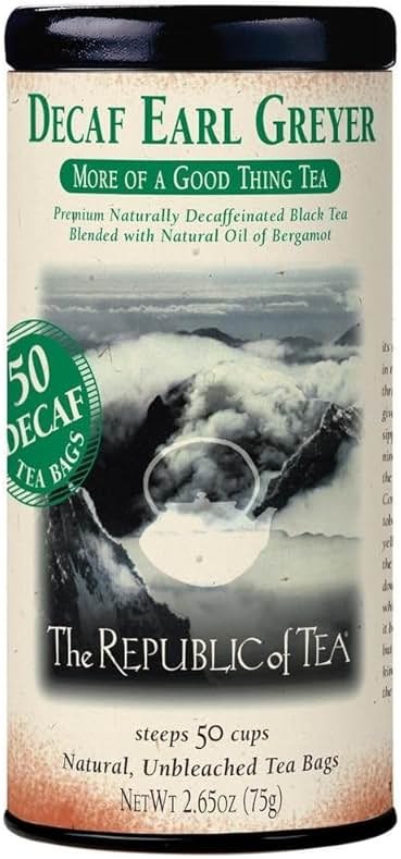 The Republic of Tea - Earl Greyer Decaf Tea, 50 Count - Product Image