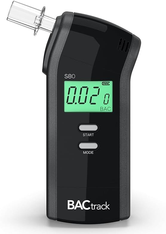 BACtrack S80 Breathalyzer | Professional-Grade Accuracy | DOT & NHTSA Approved | FDA 510(k) Cleared | Portable Breath Alcohol Tester for Professional & Personal Use - Product Image