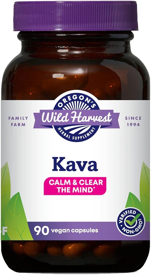 Oregon's Wild Harvest Kava Root Capsules, 90 Count - Product Image
