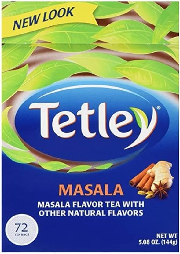Tetley Tea, Masala, 72 Count Tea Bag - Product Image