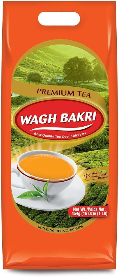 Wagh Bakri Premium Black Tea, 1 lb of Special International Blend - Product Image