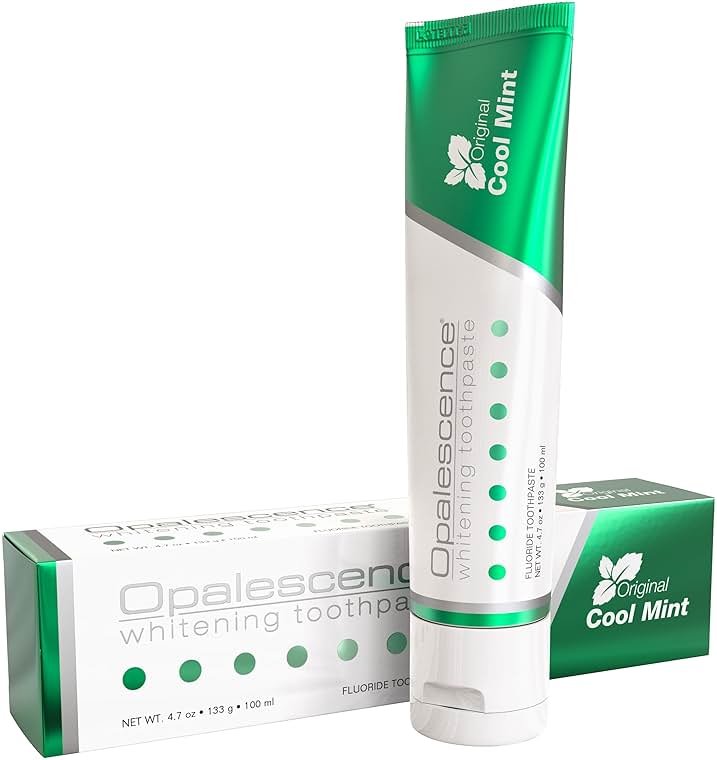 OpalescenceTeeth Whitening Toothpaste - Pack of 1 - Fluoride Oral Care - 4.7 Oz - Cool Mint - TP-5166-1 - Product Image