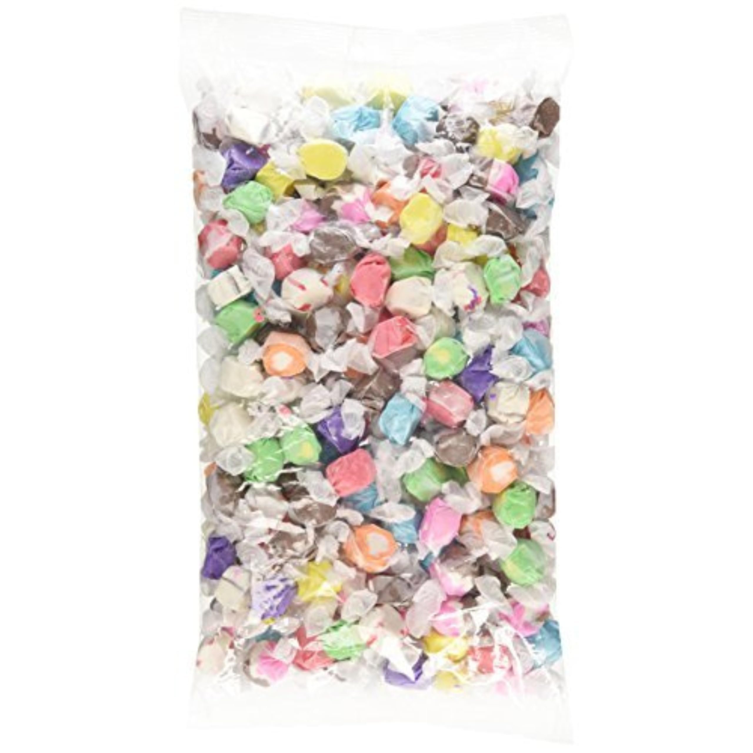 Sweet Candy Company Salt Water Taffy Individually Wrapped - Salt Water Taffy Candy Bulk, Old Fashioned Assorted Flavors, Soft and Chewy Candy Mix, Gluten Free Variety Pack - 3 lb Bag - Product Image