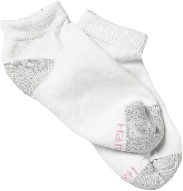 Hanes womens 10-pair Value Pack Low Cut athletic socks, White, 5 9 US - Product Image