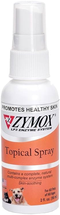 Zymox Topical Hot Spot Spray for Dogs and Cats Without Hydrocortisone, 2oz - Product Image