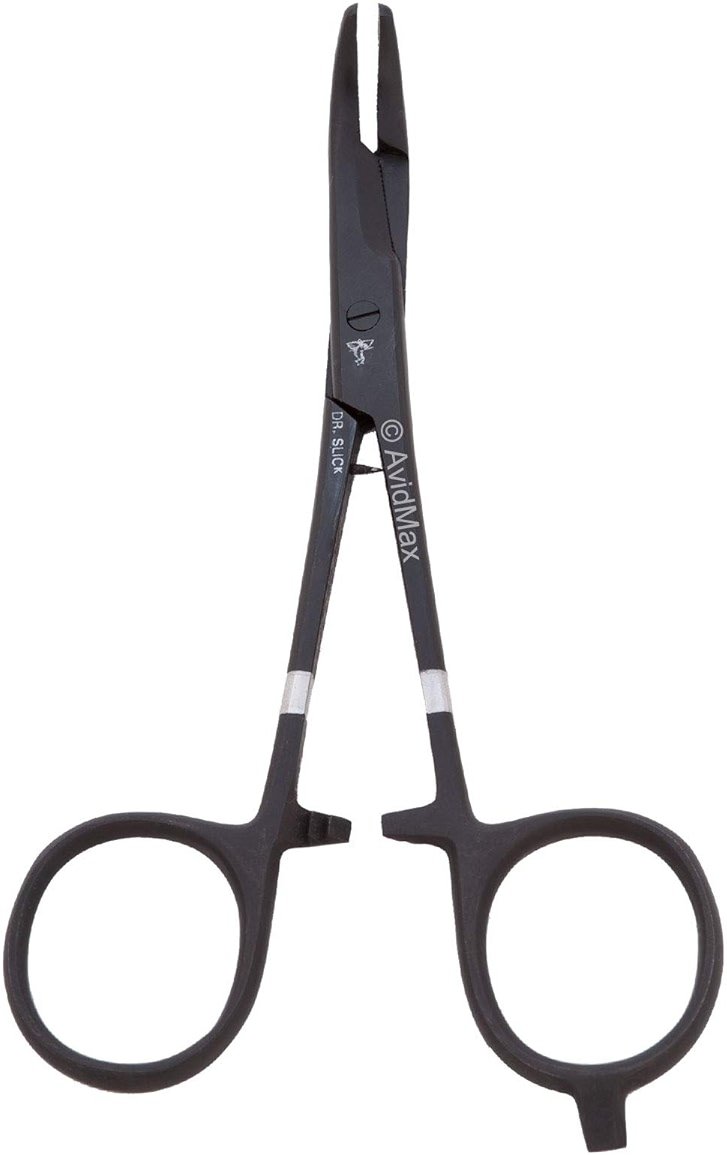 Dr. Slick Scissor Clamp, 6-1/2", Black, Curved, 1/2 - Product Image