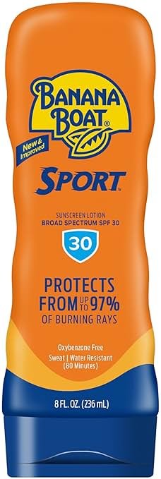 Banana Boat Sport Ultra SPF 30 Sunscreen Lotion, 8Fl Oz | Sport Sunscreen SPF 30 Lotion, Sunblock, Skin Sun Protection, Water Resistant Sun Care, 8Fl Oz - Product Image