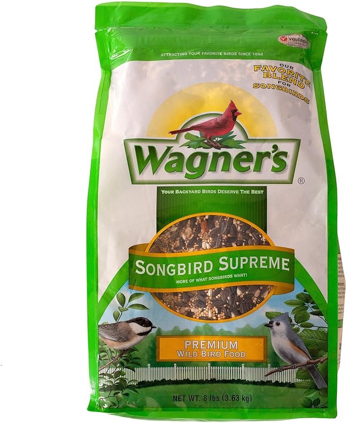 Wagner's 62042 Songbird Supreme Blend Wild Bird Food, 8-Pound Bag - Product Image