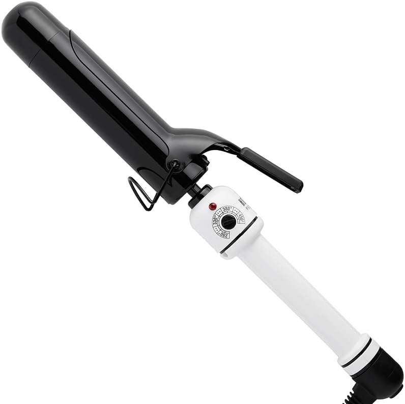 HOT TOOLS Pro Artist Nano Ceramic 1-1/2 Inch Curling Iron, Curling Wand For Loose Curls, Black/White - Product Image