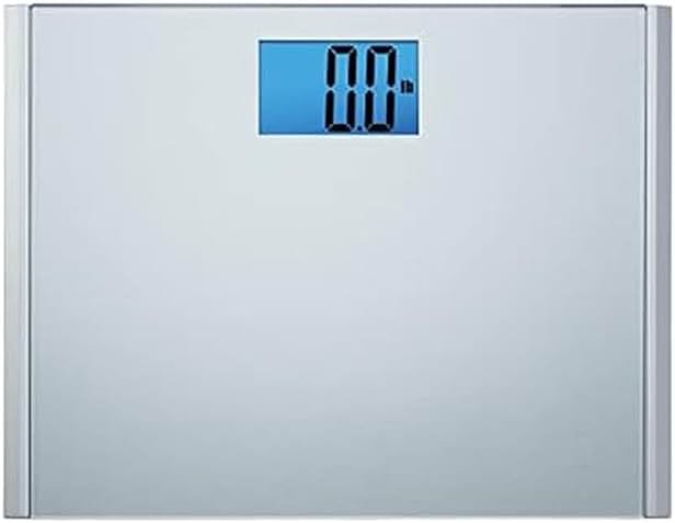Eat Smart Precision Plus Digital Bathroom Scale, 440-lb Capacity, Wide Platform Body Analyzer with Step-On Technology, Stable Home Fitness Device for Weight Management, Grey - Product Image