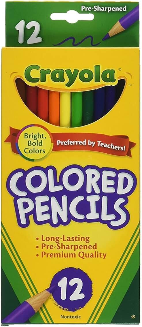 Crayola 68-4012 Colored Pencils, 12-Count, pack of 3, Assorted Colors - Product Image