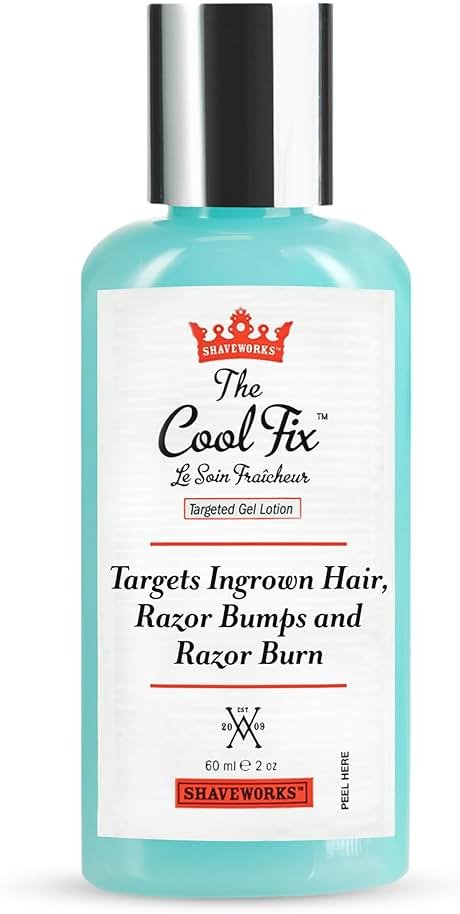Shaveworks The Cool Fix Aftershave for Women: Pubic Hair Removal, Razor Bumps, Razor Burns, Ingrown Hair Treatment – After Shaving Post Waxing Bikini Area Moisturizing Skin Care Gel 2 Fl Oz - Product Image