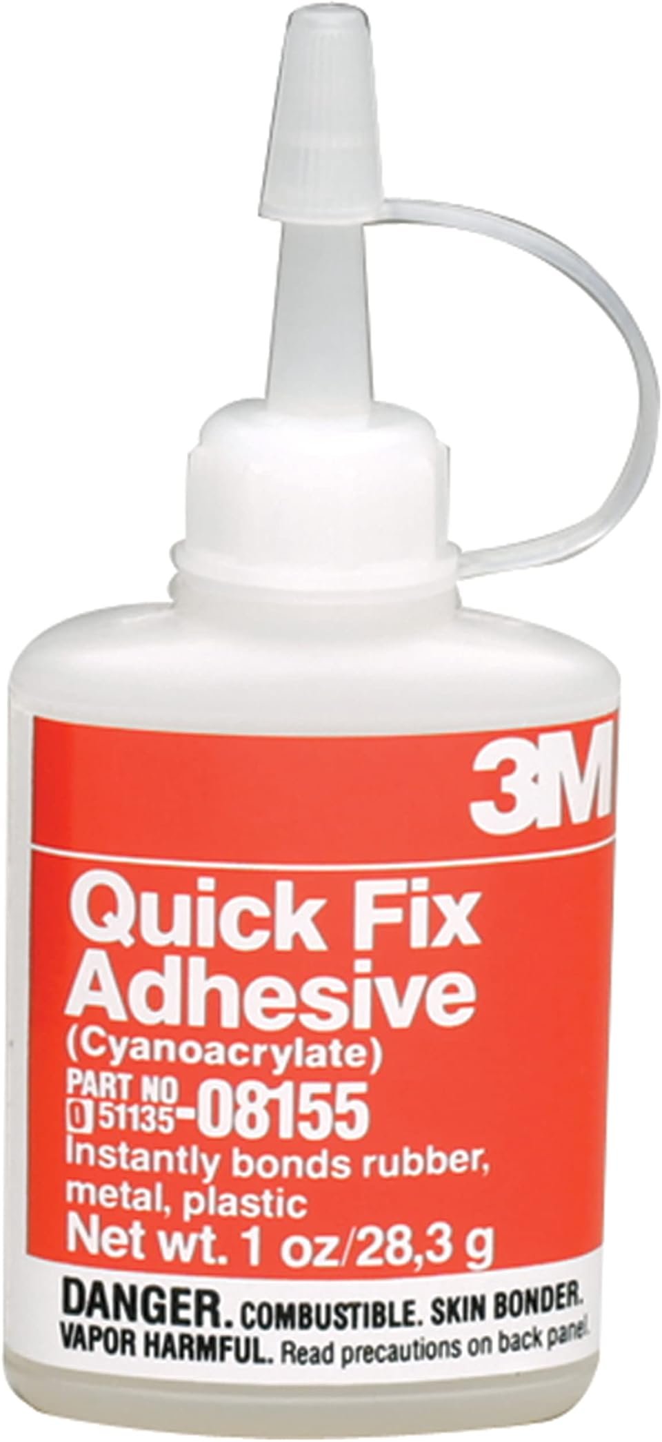 3M Quick Fix Adhesive, 08155, 1 oz Bottle - Product Image