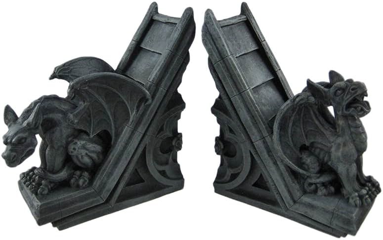 Gothic Gargoyle Sculptural Bookends Book Ends - Product Image
