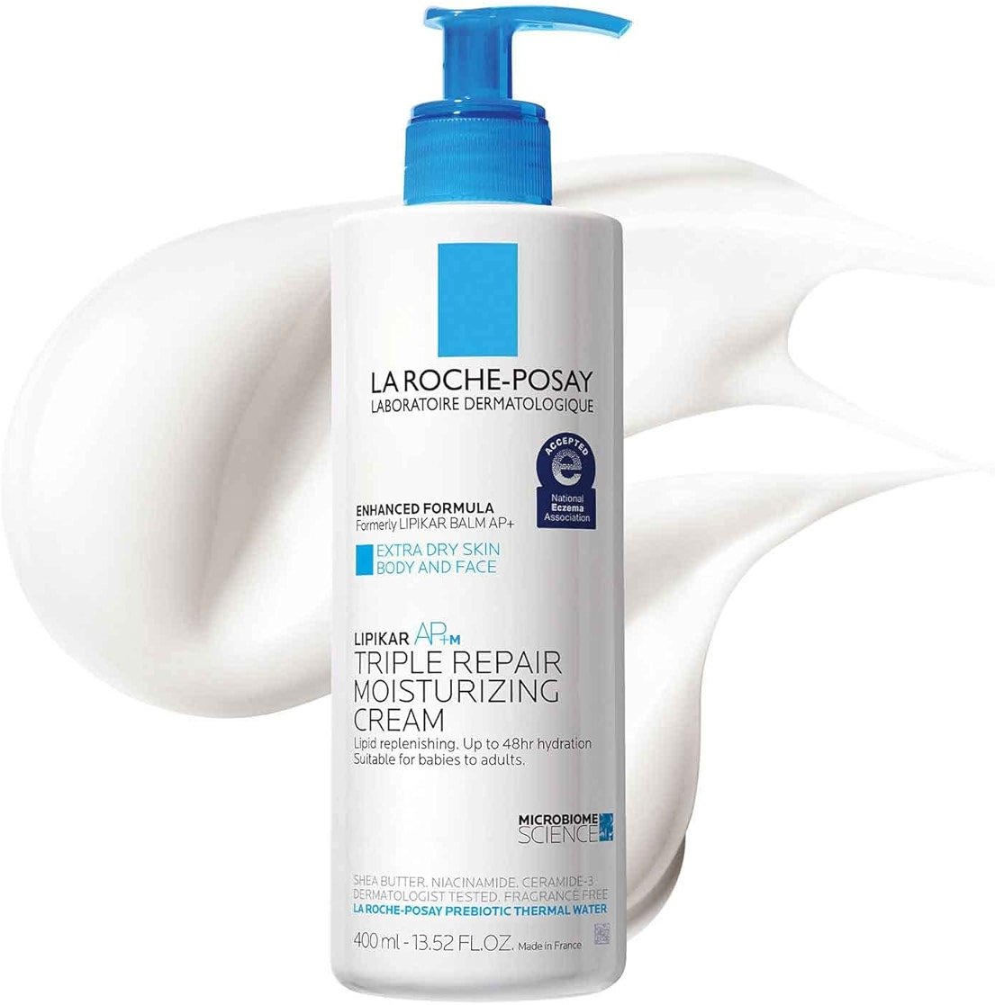 La Roche-Posay Lipikar AP+MAX Triple Repair Moisturizing Body Cream | Face & Body Lotion for Dry Skin with Shea Butter & Niacinamide | Gentle Moisturizer for Very Dry, Rough & Sensitive Skin - Product Image