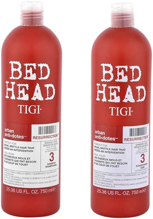 TIGI Bed Head Urban Antidotes Resurrection Shampoo and Conditioner for Damaged Hair 25.36 fl oz 2 count - Product Image