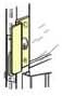 Don-Jo OLP-2651 SL Silver Coated Latch Guard - Product Image
