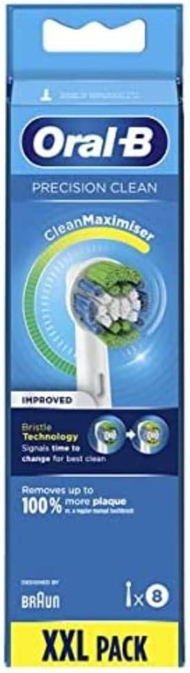 Oral-B Precision Clean Toothbrush Heads Pack of 8 - Product Image