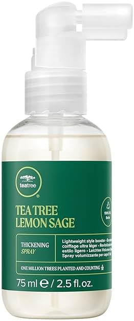Tea Tree Lemon Sage Thickening Spray, Builds Body + Boosts Volume, For Fine Hair - Product Image