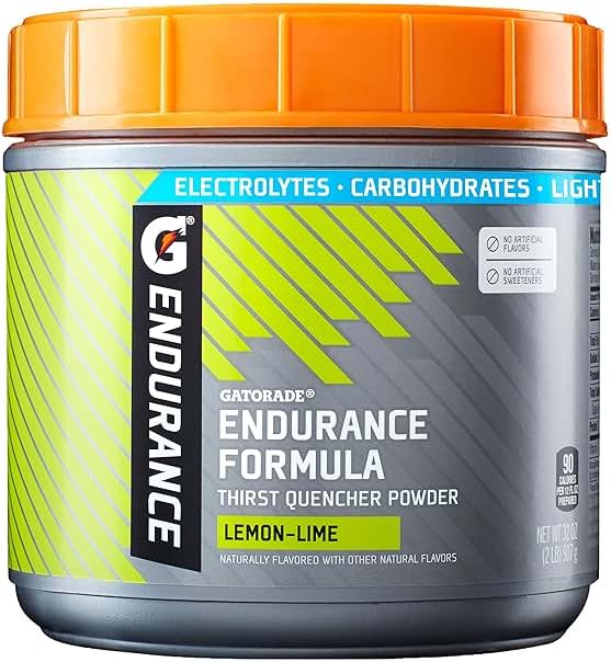 Gatorade Endurance Formula Powder, Lemon Lime, 32 Ounce (Pack of 1) (Packaging may vary) - Product Image