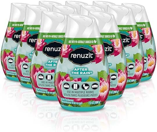 Renuzit - 1716906 03663 Adjustables Air Freshener, After the Rain Scent, Solid, 7 oz (Case of 12) - Product Image