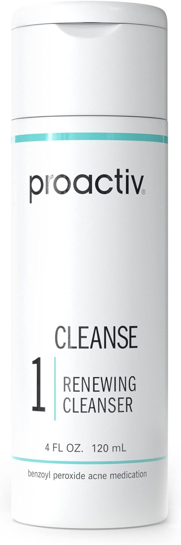 Proactiv Acne Cleanser - Benzoyl Peroxide Face Wash and Acne Treatment - Daily Facial Cleanser and Hyularonic Acid Moisturizer with Exfoliating Beads - 90 Day Supply, 6 Fl Oz - Product Image