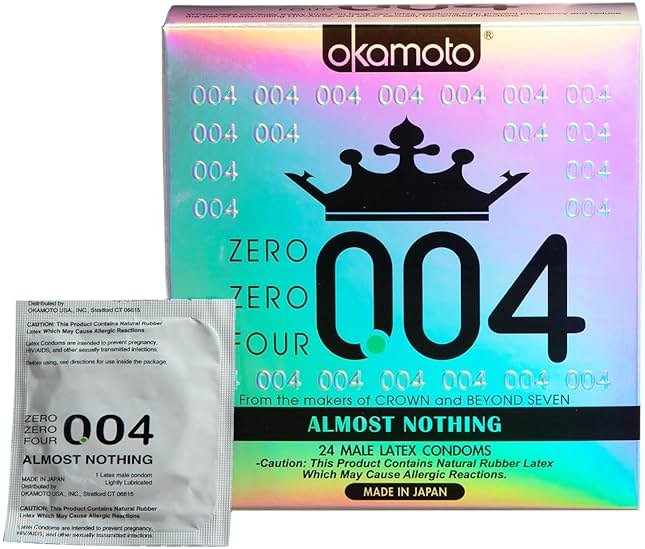 OKAMOTO 004 Condoms, 24 count - Product Image