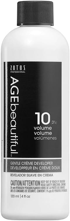 AGE beautiful Gentle Creme Hair Developers | For Permanent Hair Color Dyes, Toners, Lighteners | Professional Salon Coloring | Long Lasting Haircolor for Gray Coverage - Product Image