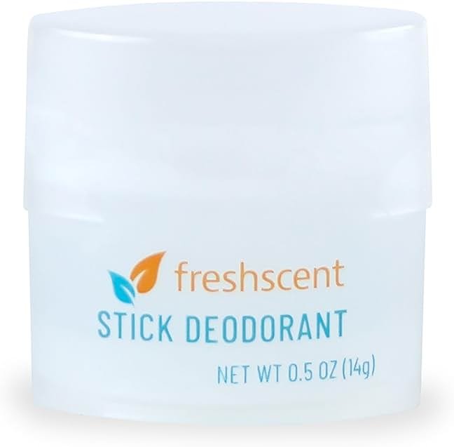 (144 Pack) Freshscent 0.5 oz. Stick Deodorant, Travel Size, Alcohol Free, light fragrance, bulk packed and perfect for donations. - Product Image