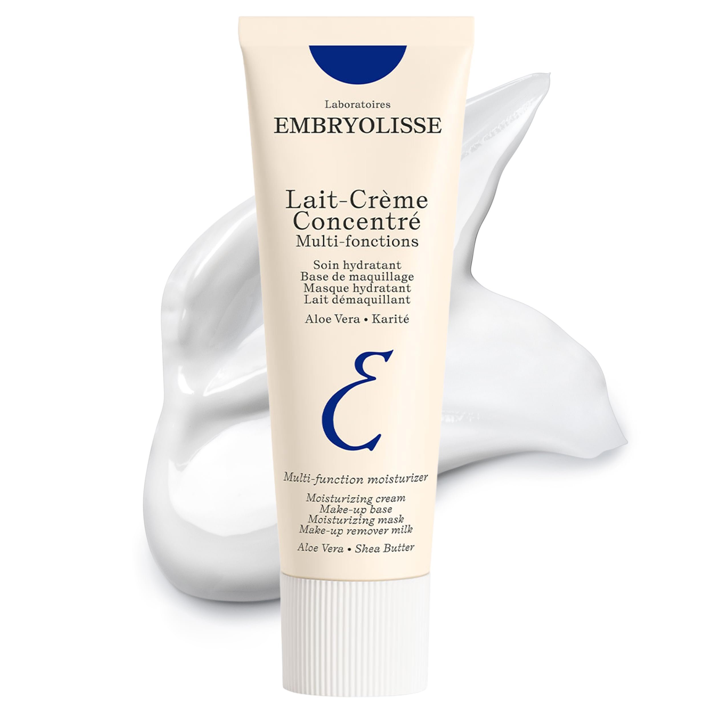 Embryolisse Lait-Crème Concentré Face Moisturizer and Makeup Primer, French Face Cream With Shea Butter & Aloe Vera - Product Image