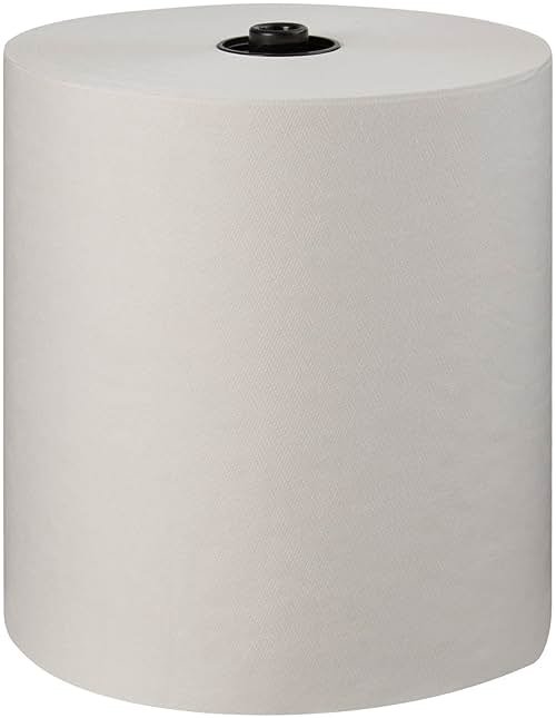 enMotion Georgia‑Pacific (by GP PRO) 8 in 700 Linear Feet Paper Towel Roll, White, 6‑Roll Case Paper Towel Rolls, 89420 - Product Image