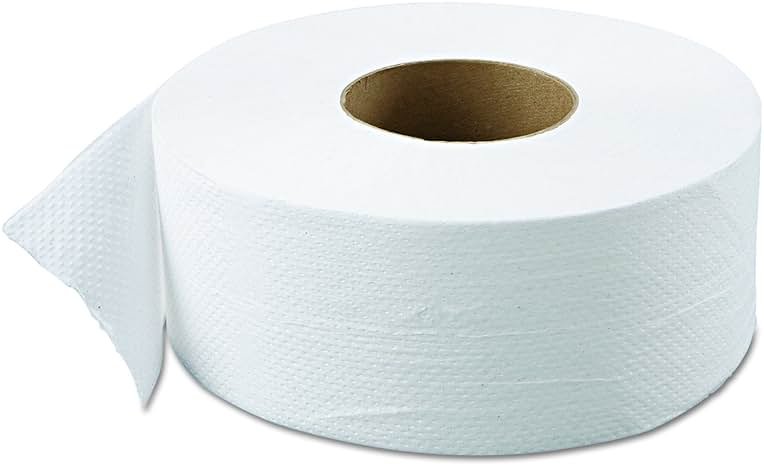 Green Haritage 800 9" Diameter x 3.42" Width, 2-Ply Jumbo Roll Bathroom Tissue (Case of 12) - Product Image