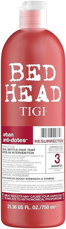 Bed Head Tigi Urban Anti+dotes Resurrection Shampoo Damage Level 3,25.36 Ounce - Product Image