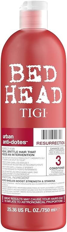 TIGI Bed Head Urban Antidotes Resurrection Intensive Moisture Repair Conditioner for Severely Damaged Hair, Keratin & Oils, 25.36 fl oz - Product Image