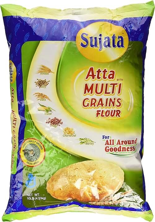 Pillsbury (Sujata) Atta with Multi-Grains Flour 10lb - Product Image