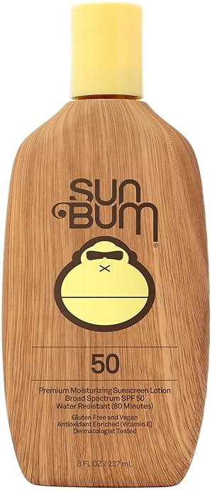 Sun Bum Original SPF 50 Sunscreen Body Lotion - Broad Spectrum Moisturizing Sunscreen with Vitamin E - Hawaii 104 Act Compliant (Made without Octinoxate & Oxybenzone) - 8 oz - Product Image