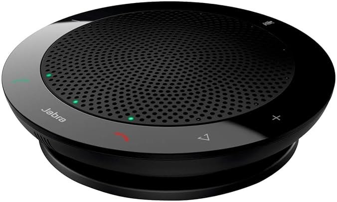 Jabra 7410-209 Model Speak 410 USB Speakerphone, Plug and Play Solution, Works with All PCs, Outstanding Sound Quality, Full Compatibility with UC Systems & VoIP Clients, LED Indicators - Product Image