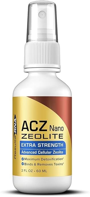 Results RNA ACZ Nano Advanced Cellular Zeolite Extra Strength | Great for Total Body Detoxification and Immune System Health (2 Ounce) - Product Image
