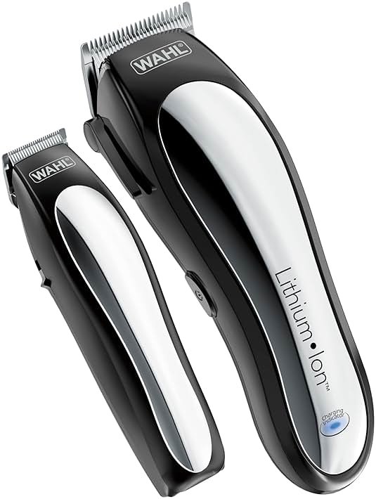 Wahl USA Clipper Rechargeable Lithium Ion Cordless Haircutting Clipper & Battery Trimming Combo Kit – Electric Clipper for Grooming Heads, Beards, & All Body Grooming – Model 79600-2101P - Product Image