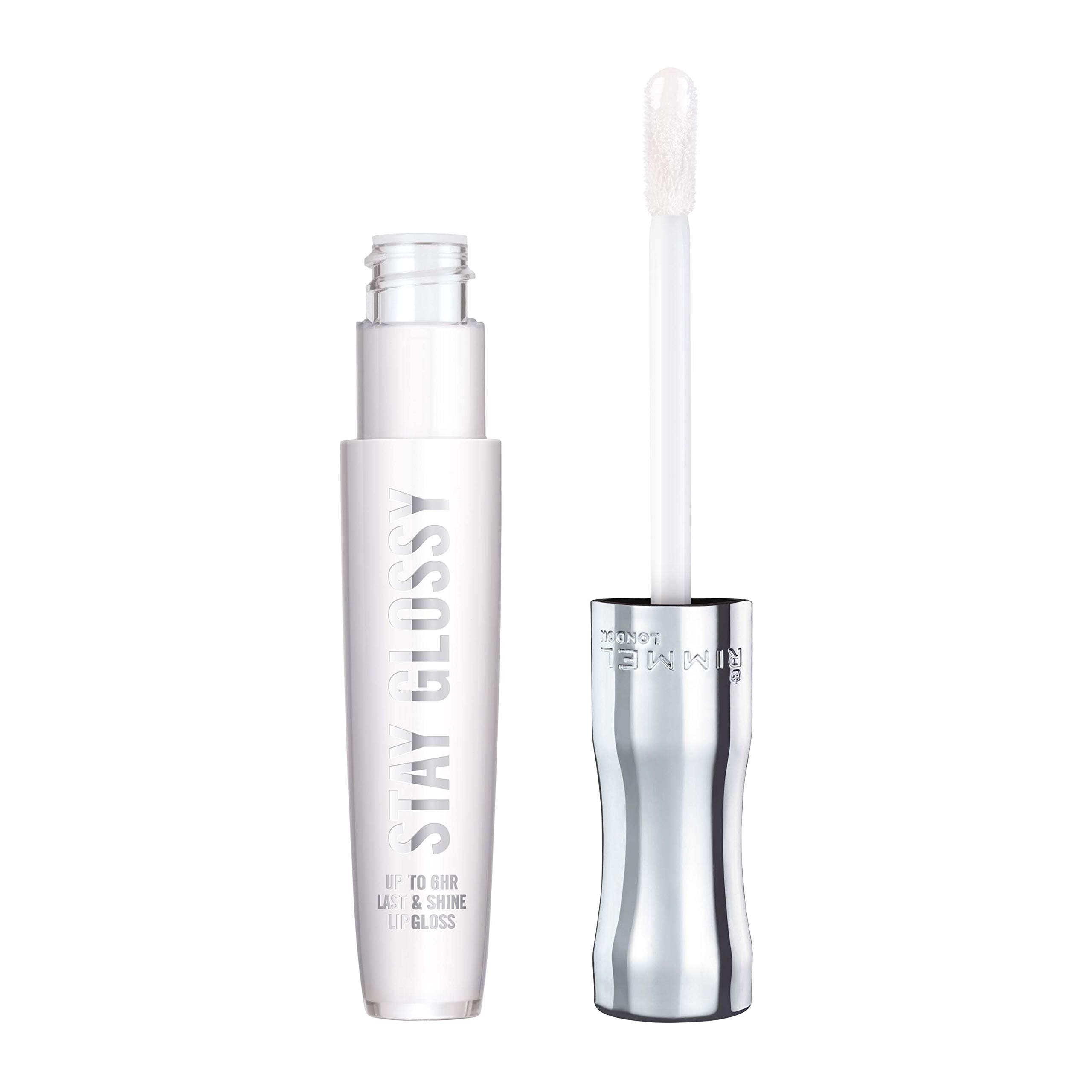 Rimmel Stay Glossy Lip Gloss - Non-Sticky and Lightweight Formula for Lip Color and Shine - 820 Seduce Me, .18oz - Product Image