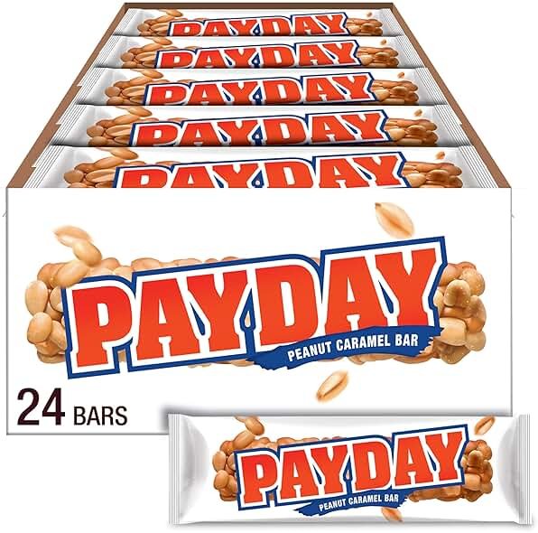 PAYDAY Peanut Caramel Candy Bars, 1.85 oz (24 Count) - Product Image
