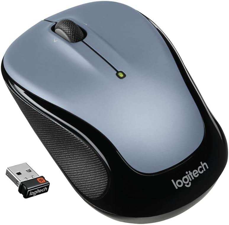 Logitech Wireless Mouse M325 with Designed-For-Web Scrolling - Light Silver - Product Image